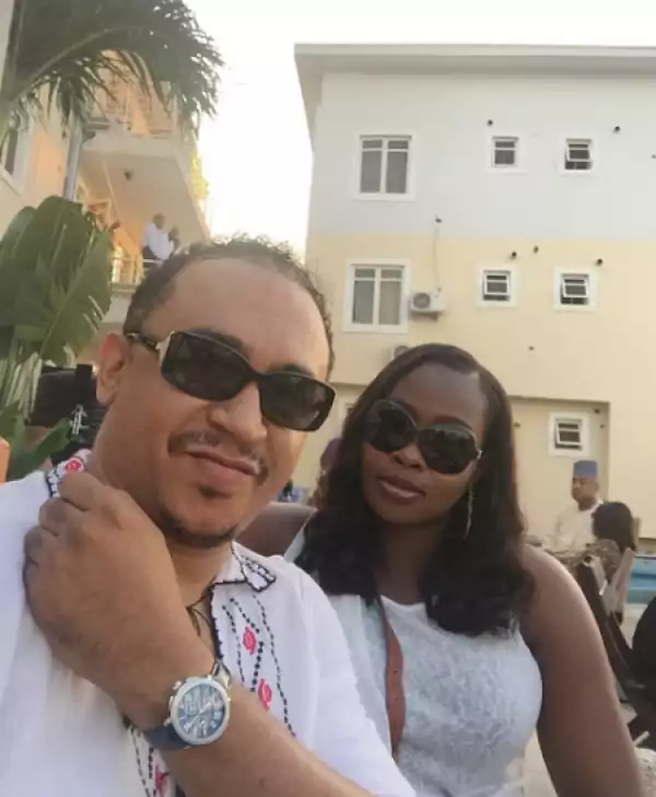 OAP Freeze take cute selfie with his fiance, Benedicta
